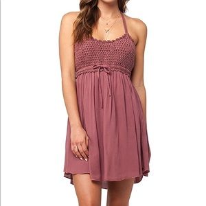 O’Neill Junior Alexis Halter Tie Dress